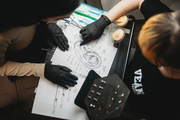 Szkolenie piercingu: planowanie przekłuć ucha