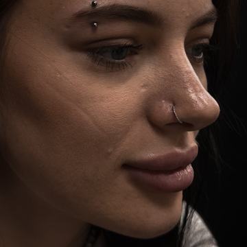 Nostril piercing