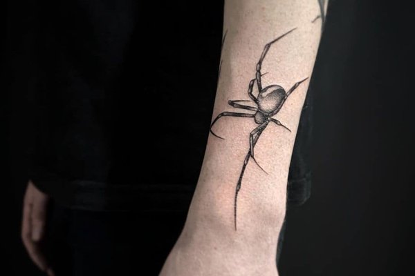 Black-Widow-Spider-Tattoo