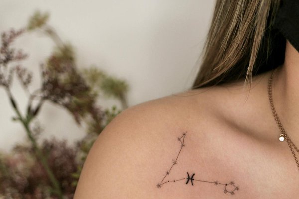 Pisces Constellation Tattoo Ideas -yamae.tattoo.jpg