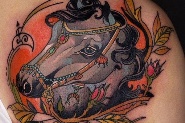 neo-traditional-horse-tattoo-women-water