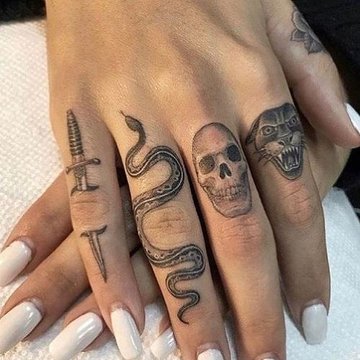 тату на пальцах (26)