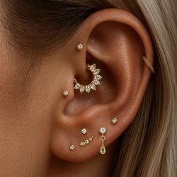 Forward Helix Piercing